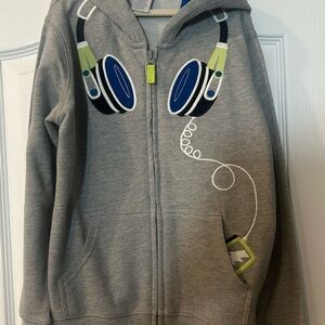 NWOT Gymboree Rock Academy Gray Hoodie